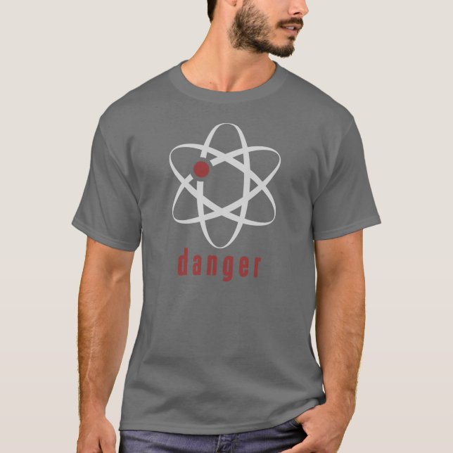Atomkraft Logo With Danger T-Shirt (Front)