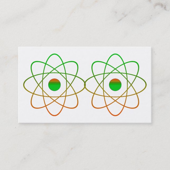 Atoms Cartes de visite (Devant)