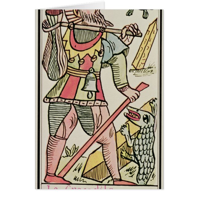 Atonement, tarot card, French (Front)