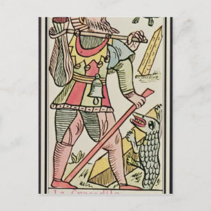 Atonement, tarot card, French Postcard