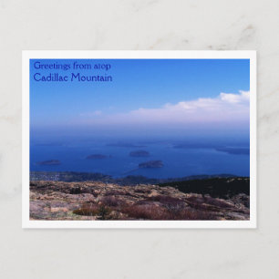 Atop Cadillac Mountain Postcard