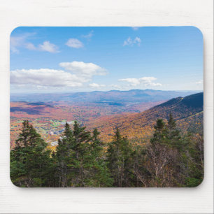 atop mount mansfield overlooking stowe mouse pad