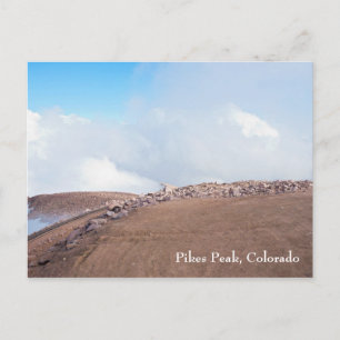 Atop Summit of Pikes Peak Postcard