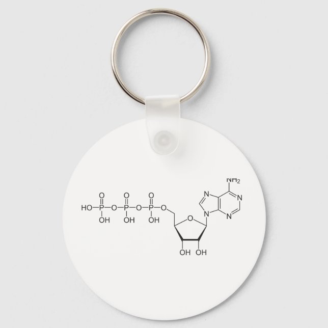 ATP molecule Keychain (Front)