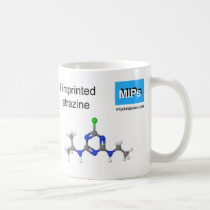 atrazine template mug ball and stick model