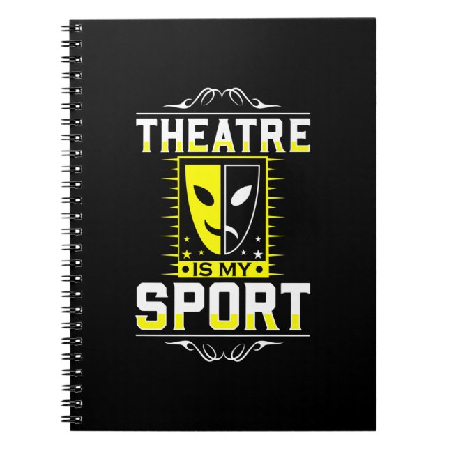 Atress Is My Sport Actor Actress Singer Acter Notebook (Front)