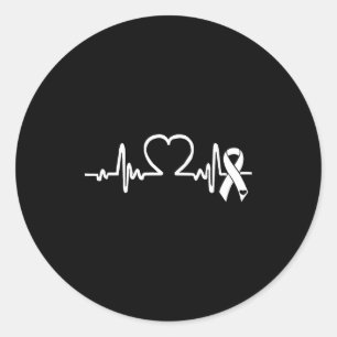Atrial Fibrillation American Heart Disease Awarene Classic Round Sticker