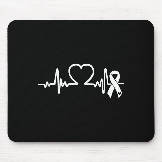 Atrial Fibrillation American Heart Disease Awarene Mouse Pad (Front)