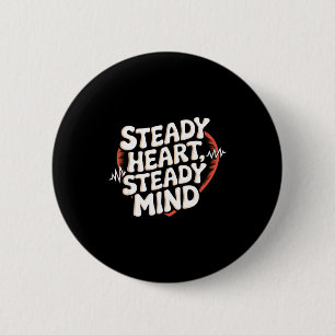 Atrial Fibrillation Medical Heart Disease Arrhythm 2 Inch Round Button