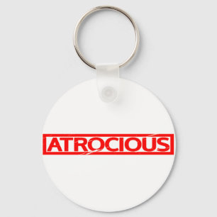 Atrocious Stamp Keychain