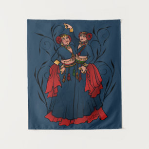 ATS Tribal Belly Dancers Tapestry