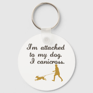 Attached to My Dog Keychain