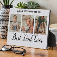 Attack 100% damage 0% /Custom Funny Best Dad Ever