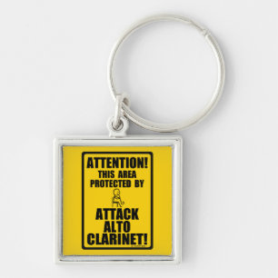 Attack Alto Clarinet Keychain