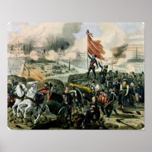 Attack at Pont de Neuilly and Courbevoie Poster