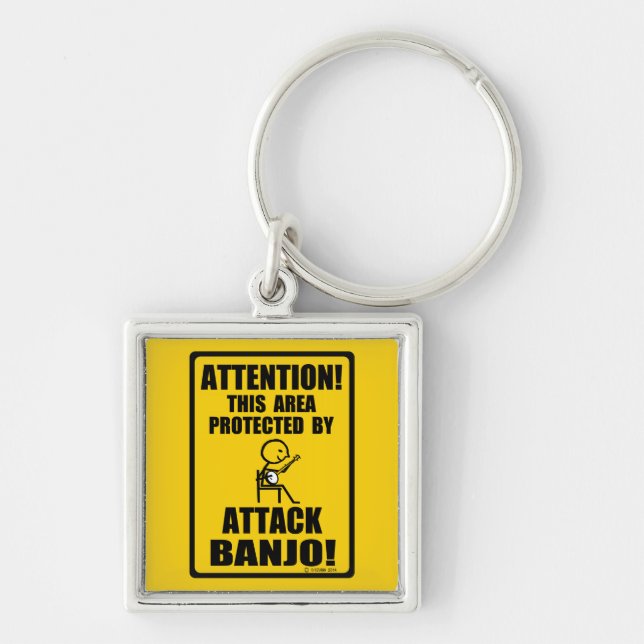 Attack Banjo Keychain (Front)