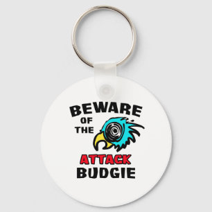 Attack Budgie Keychain