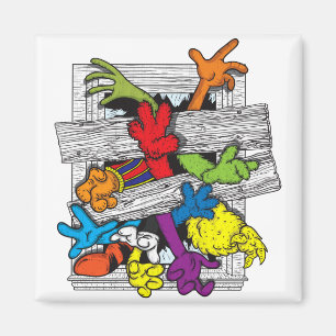 Attack cartoons magnet