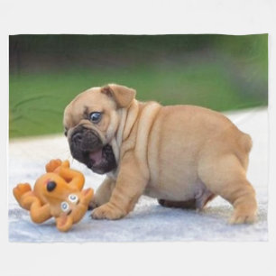 ATTACK DOG FLEECE BLANKET