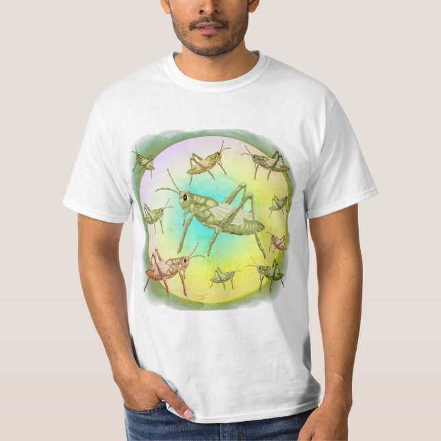 Attack Grasshopper  t-shirt (Front)