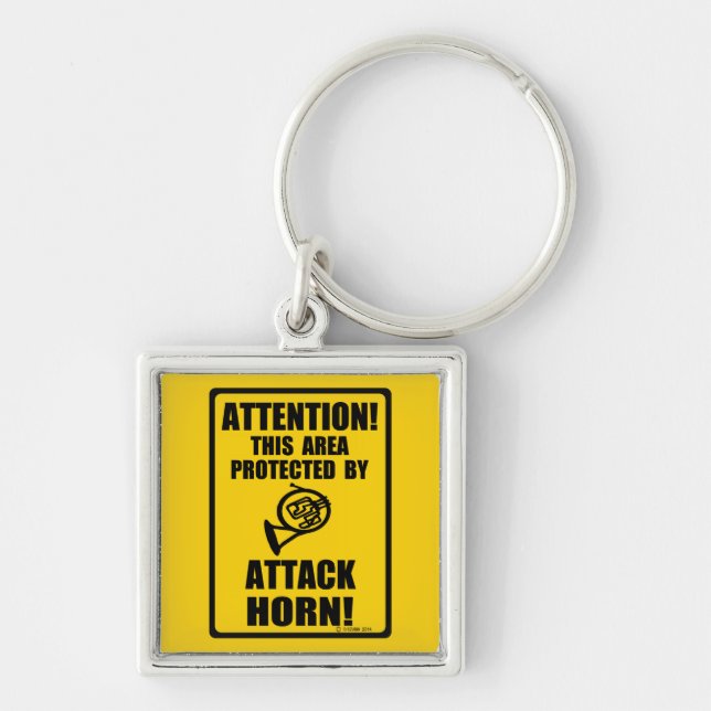 Attack Horn Keychain (Front)