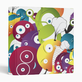 attack of monster balls notebook binder