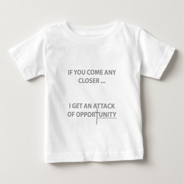 Attack of Opportunity Baby T-Shirt (Front)