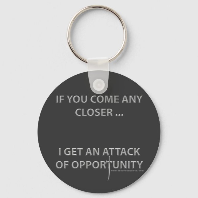 Attack of Opportunity Keychain (Front)