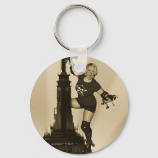 Attack of the 50-Foot Kayzilla Keychain