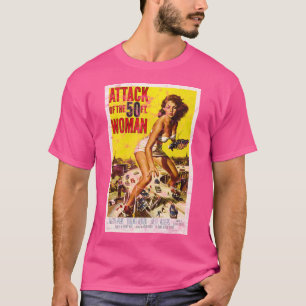 Attack Of The 50 Foot Woman Vintage B-Movie T-Shirt