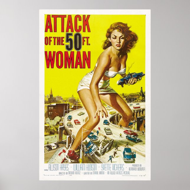 Attack of the 50 foot women poster (Front)