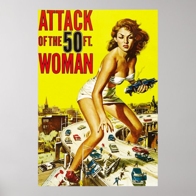 Attack of the 50ft Woman Poster (Front)