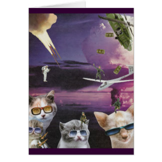 Attack of the Cool Cats Card