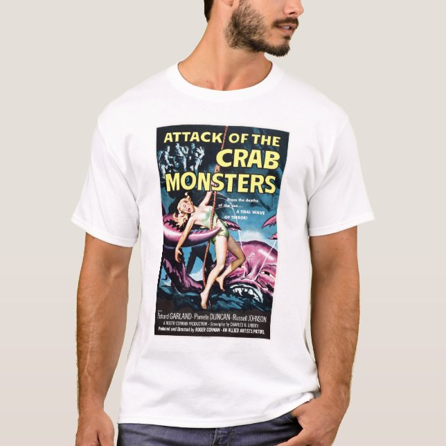 Attack of the Crab Monsters T-Shirt (Front)