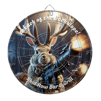 Attack of the Jackalope Funny Dartboard