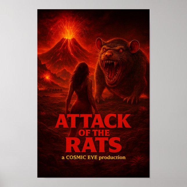 Attack of the Rats Poster (Front)