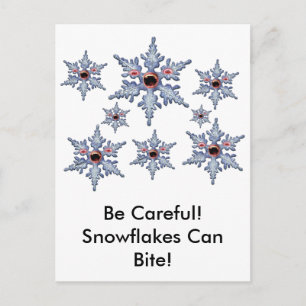 Attack of the Snowflake Zombies! Postcard