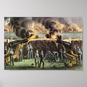 Attack on Ft. Sumter Poster