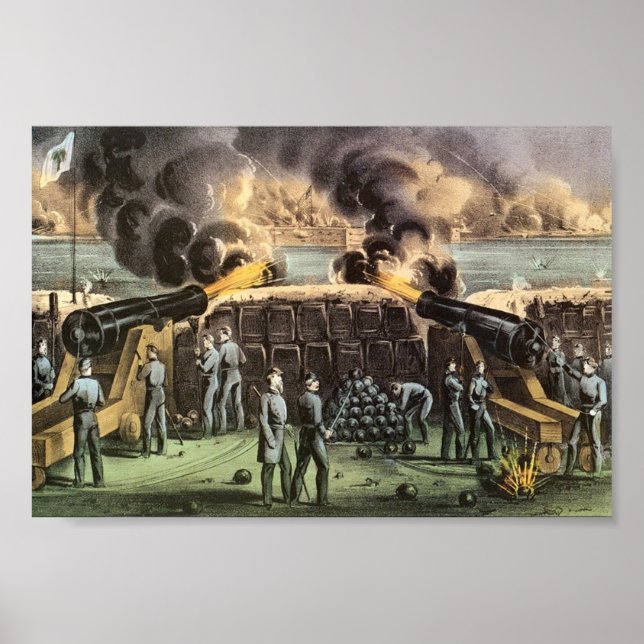 Attack on Ft. Sumter Poster (Front)