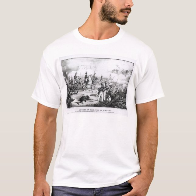 Attack on the City of Mexico T-Shirt (Front)