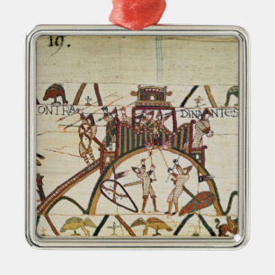 Attack on the Town of Dinan Metal Ornament