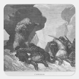 Attack Square Sticker