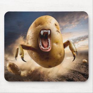 Attack Tater On The Move Mouse Pad