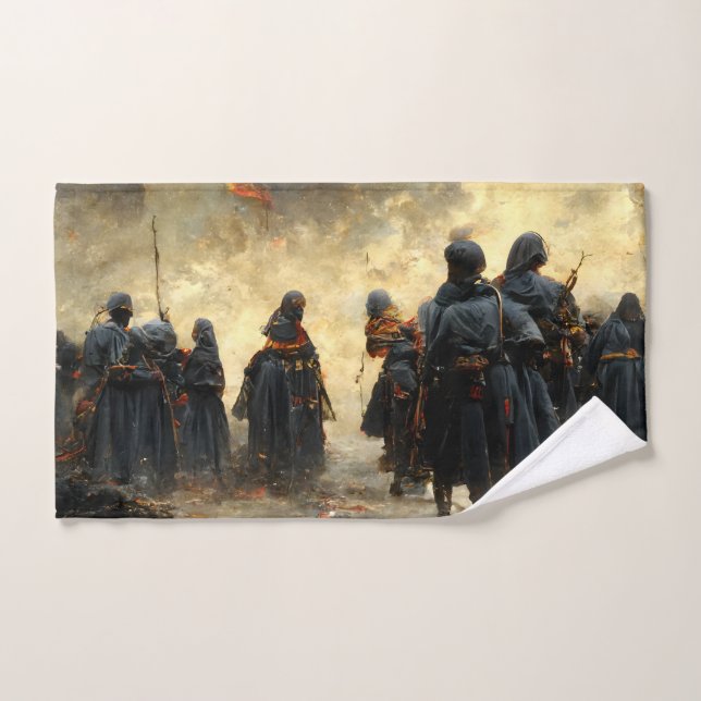 Attack the place bath towel set (Hand Towel)