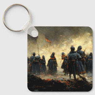 Attack the place keychain