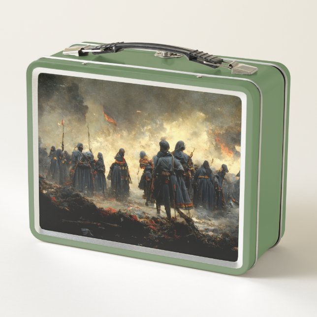 Attack the place metal lunch box (Back)