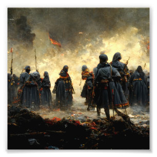 Attack the place photo print