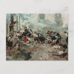 Attack Upon the Chew House (Battle of Germantown) Postcard