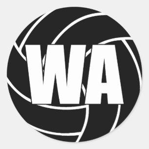 Attaque à l'aile de netball, WA, Stickers de l'é