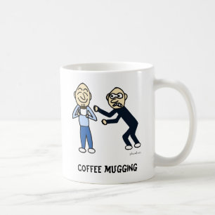 attaque à  main armée de café, tasse classique